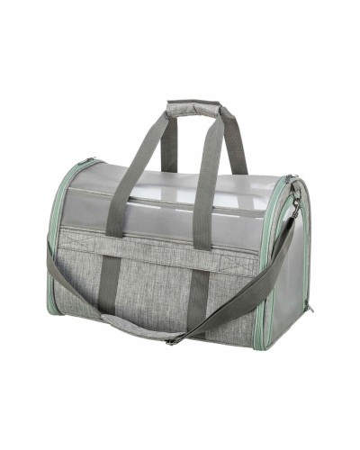 Trixie Bolsa de Transporte para Mascotas Dillon - 33x32x54cm Gris Menta - Perros Gatos
