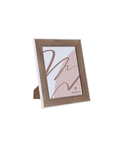 Marco de Fotos Cristal Blanco Madera MDF 27,5x32,5 DKD Home Decor
