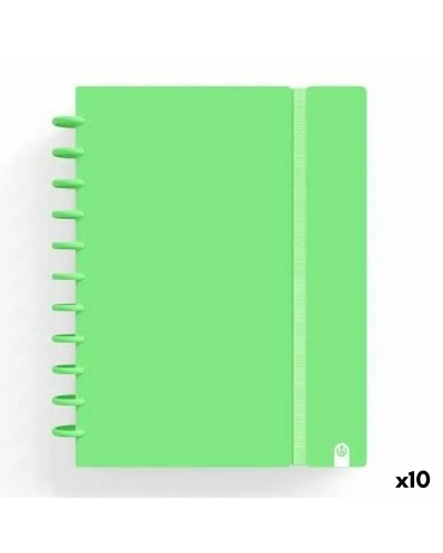 Carchivo INGENIOX Cahier A4 Vert, 100 Pages - 10 Unités
