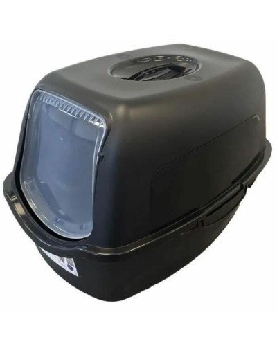 Petdesign Samba Katzentoilette – Geräumig und Hygienisch – Weiß/Schwarz
