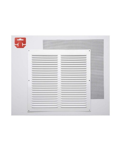 Griglia Zanzariera in Alluminio Laccato Bianco di Fepre (30 x 30 cm)