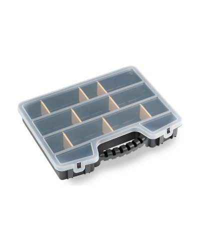 Caja organizadora Terry con 16 compartimentos y tapa de polipropileno (39,5 x 30,5 x 6 cm)
