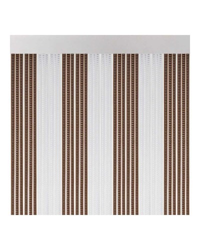 Gordijn Acudam Lisboa Deuren Kristal Bruin Buitenkant PVC Aluminium 90 x 210 cm