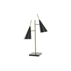Lampada da Tavolo Moderna Nera e Dorata DKD Home Decor | Metallo | 38 x 16 x 64 cm