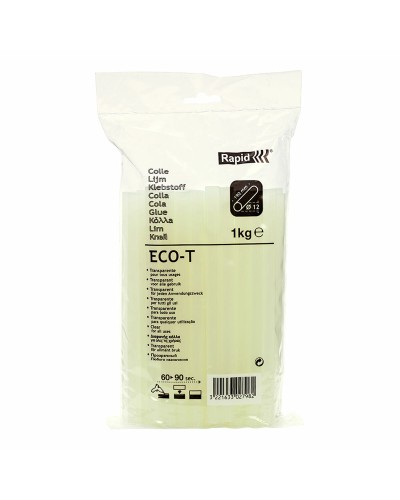 Heißklebestifte Rapid ECO-T 12mm x 190mm, Transparent, 1kg
