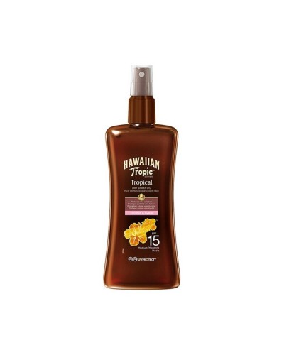 Suojaava öljy Coconut & Guava Hawaiian Tropic Spf 15 (200 ml)
