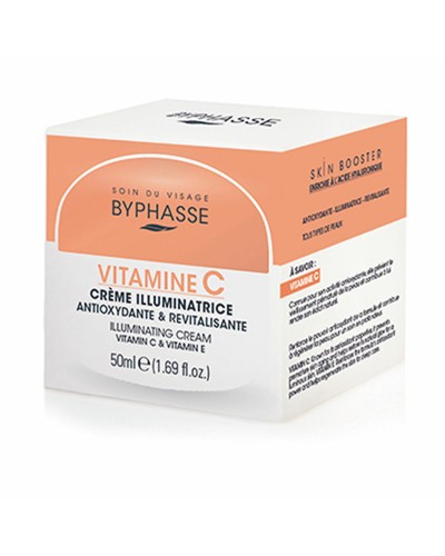 Byphasse Crema Facial Iluminadora Vitamina C - 50ml - Antioxidante
