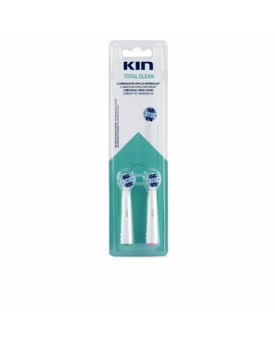 Kin - Têtes de Rechange Brosse à Dents - Lot de 2 Pièces - Hygiène Orale Profonde
