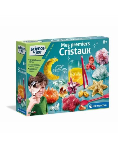 Clementoni Create Your Crystals: Wissenschaftliches Set zum Erstellen von farbigen Kristallen
