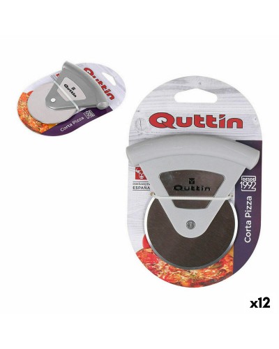 Quttin Tagliapizza Acciaio Inox - Lama Rotante 10.5cm - Set 12 Pezzi
