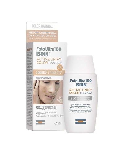 Isdin Fotoprotector Fusion Water Color SPF50 - Tinted Facial Sunscreen 50ml

