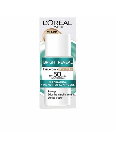 Gezichtscrème L'Oreal Make Up BRIGHT REVEAL NIACINAMIDA Spf 50 50 ml