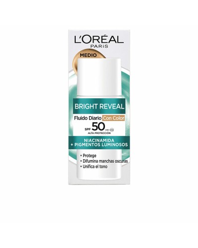 Ansiktskräm L'Oreal Make Up BRIGHT REVEAL NIACINAMIDA Spf 50 50 ml