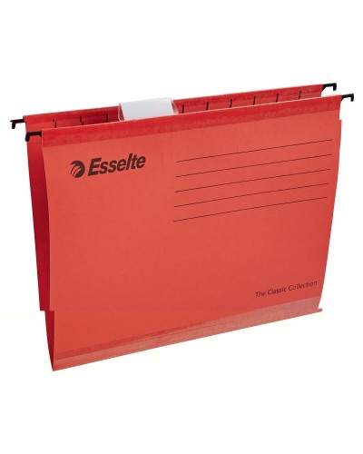 Esselte - A4 Thekenaufsteller Rot - Hinweisschilder & Dokumentenhalter - 25 Stk.
