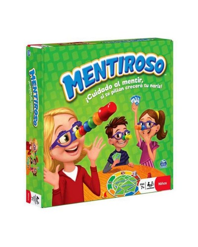 Spin Master Mentiroso: Juego de Mesa de Faroles para Familias - 29 Piezas
