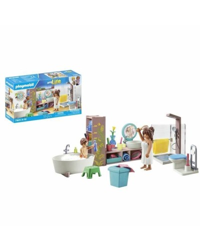 Playset Playmobil 71611 - Bathroom bathtub 55 Delar
