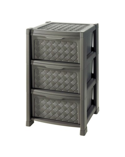 Ladenkast Tontarelli Arianna Bruin 3 lades 38,5 x 39 x 63,5 cm