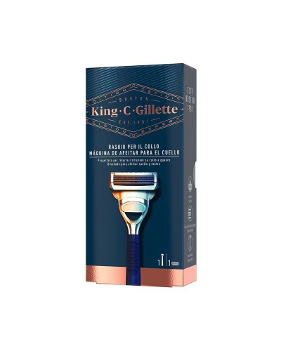 Käsikäyttöinen partakone King C Gillette Neck Razor Sininen