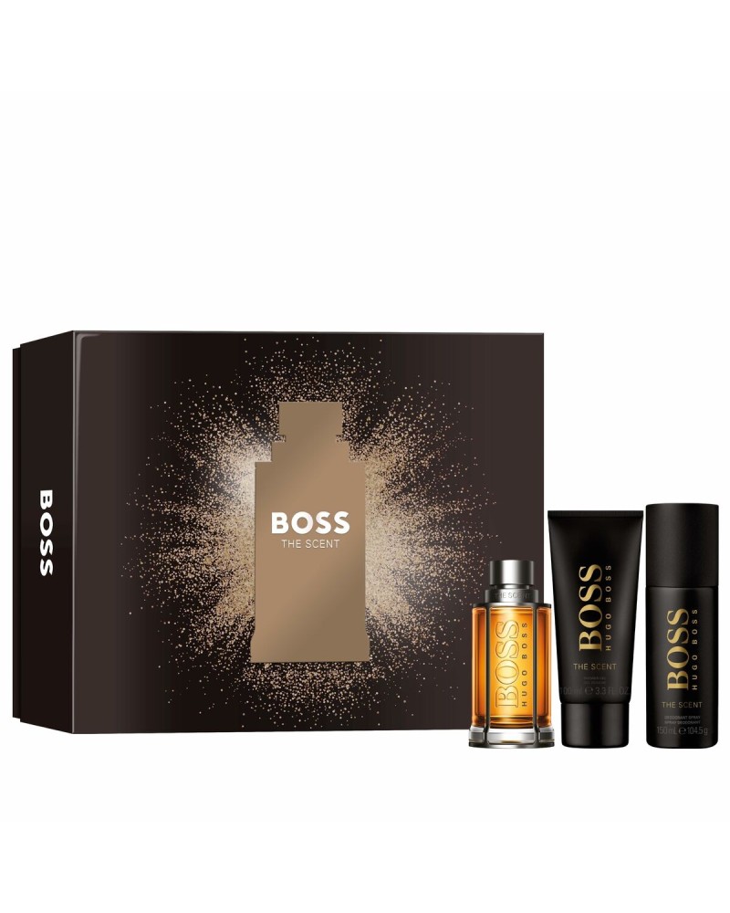 Parfumset voor Heren Hugo Boss EDT BOSS The Scent 3 Onderdelen