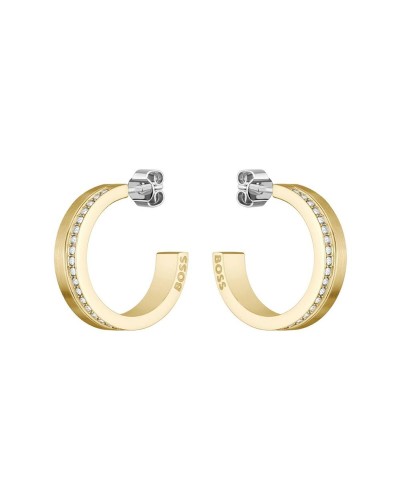 Hugo Boss Women's Earrings 1580522 Stainless Steel Silver - 2cm
