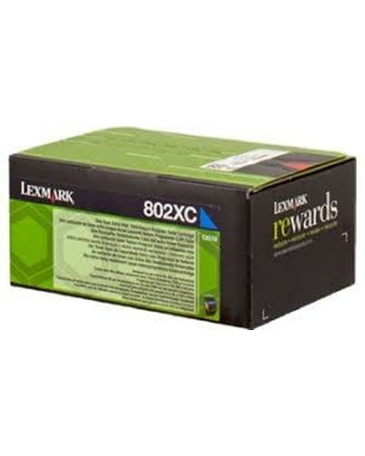 Väriaine Lexmark 802XC Sininen Syaani
