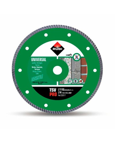 Disco da taglio Rubi TSV Pro 25917 | Ultra resistente | Ceramica e Gres Porcellanato