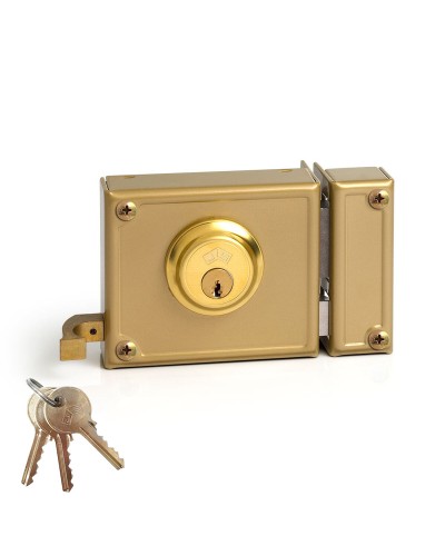 Lås Jis 12-10d Att lägga ovanpå Höger 100 mm