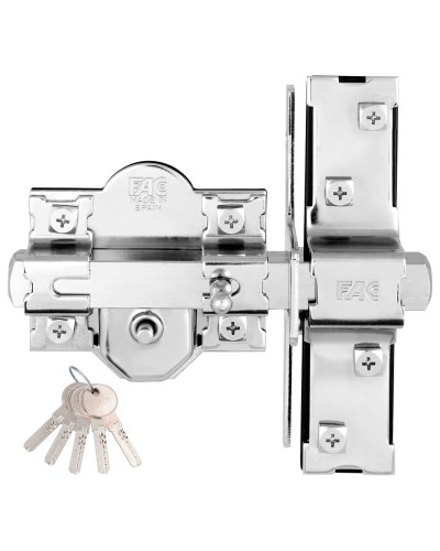 FAC 946-rp/80 UVE Anti-Bumping Sicherheitsschloss, Nickel, Stahl, 50 mm
