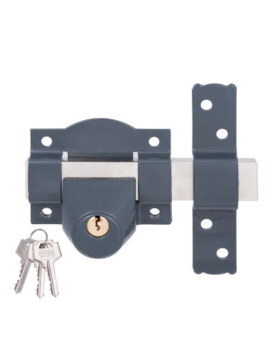 Verrou de sécurité FAC 03014030 Gris foncé Acier, 38 mm
