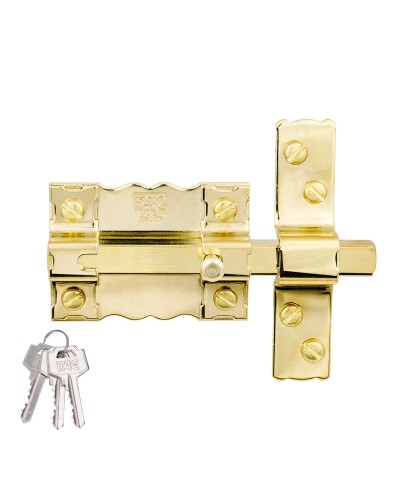 FAC 300-p/87 Door Bolt Golden, Hair Barrette
