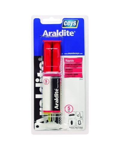 Secondenlijm Ceys Araldite 510205 Snel 24 ml 2 Onderdelen