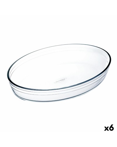 Uunivuoka Ô Cuisine Ocuisine Vidrio Läpinäkyvä Lasi Soikea 26,2 x 17,9 x 6,2 cm (6 osaa)