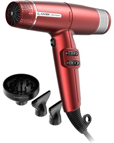 Ga.ma Ph6030 Asciugacapelli Professionale Iq Lite Perfetto 1600w Rosso