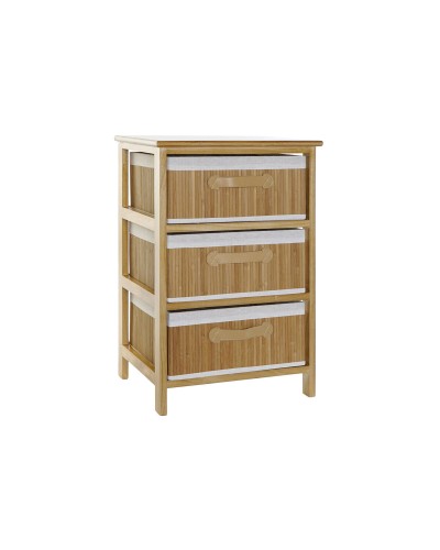 Lipasto DKD Home Decor Luonnollinen Bambu Paolownia wood 42 x 32 x 63 cm