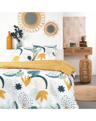 TODAY Set Copripiumino Bianco 220x240 cm 3 pz - Cotone Morbido Letto Matrimoniale
