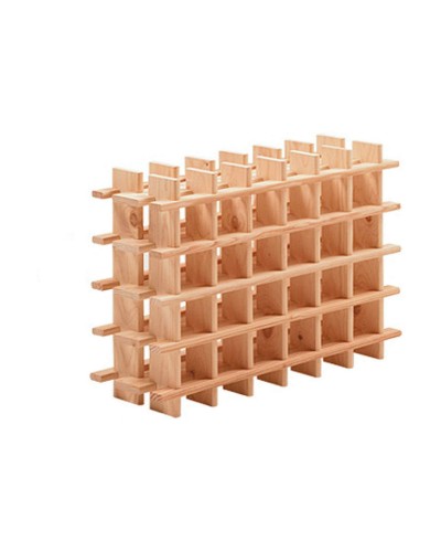 Astigarraga Casier à Bouteilles Pin Marron 75x22x54 cm - Étagère à Vin Bois Massif
