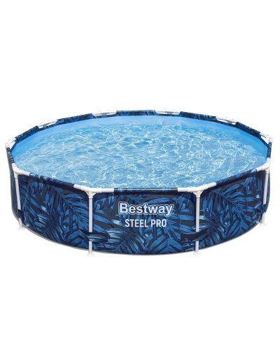 Bestway Piscine Hors-sol Ronde 305x66cm - Facile à Monter, Idéale pour l'Été !
