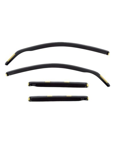 HEKO Wind Deflectors 4 pcs Car Front Rear Wind Rain Deflector
