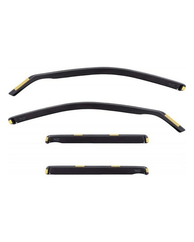 Winddeflector HEKO 31255 Frontaal Aan de achterkant 4 pcs