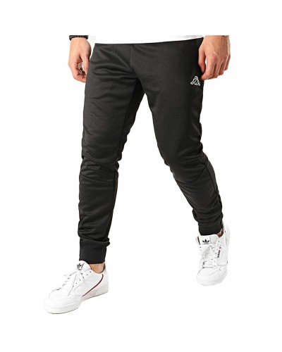 Kappa Pantalon Homme 3112GFW-005 Sportswear Décontracté Coton Noir
