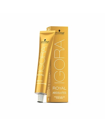 Schwarzkopf Igora Royal Absolutes 8-50: Tinte Permanente Antiedad Rubio Claro 60ml
