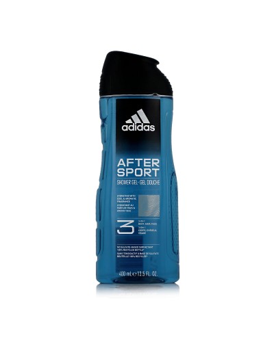 Duschtvål Adidas AFTER SPORT 400 ml 3 i 1