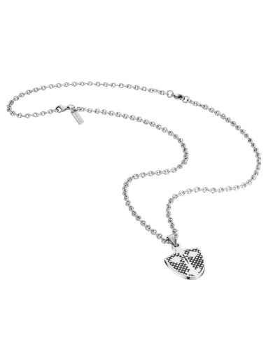 Police Collar Hombre Acero Inoxidable Colgante Cruz S14ALJ01P
