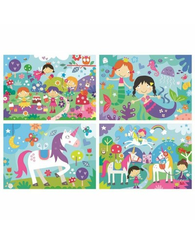 Educa Puzzle Fantasie 4x1000 Teile - Puzzle-Set zum Sammeln
