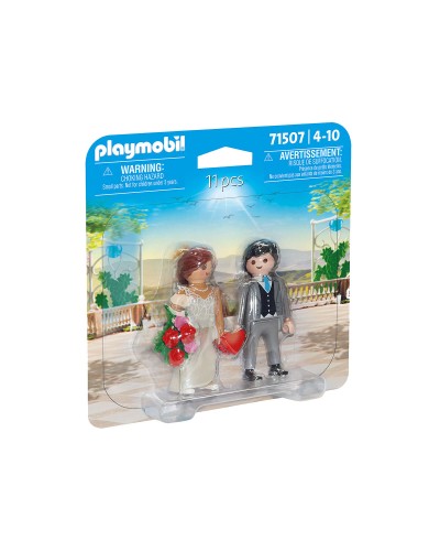 Playmobil Mariage : Ensemble de jeu Mariés avec Gâteau & Accessoires (11 pièces)
