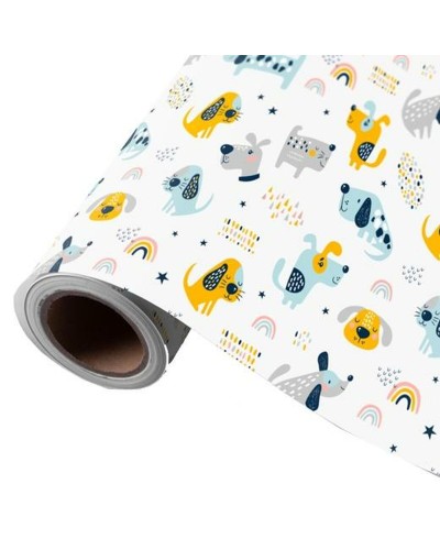 Cadeaupapier Wonder Wrapper Multicolour Rol 70 m Hond