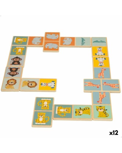 Woomax Jeu d'adresse Animaux : Empile & Équilibre - 12 Unités
