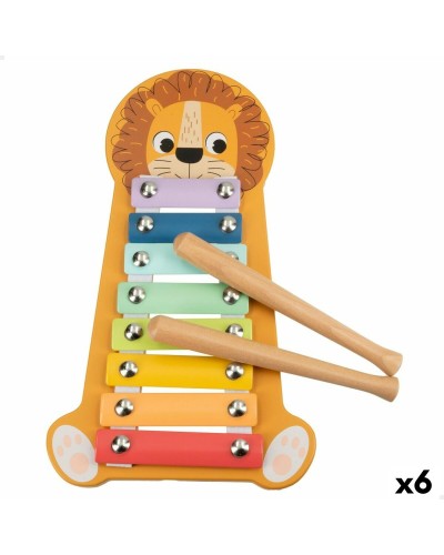 Xilofono Legno Leone Woomax - 16 x 26 cm - Gioco Musicale per Bambini
