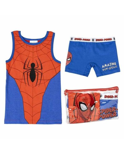 Pyjama Spider-Man Enfant Coton - Marvel Officiel - Idée Cadeau
