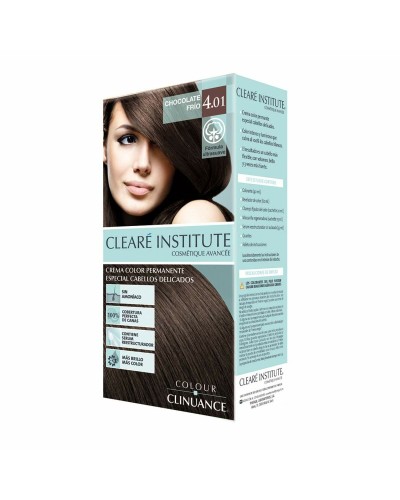 Clearé Institute Colour Clinuance 4.01 Chocolate Frío - Tinte Permanente
